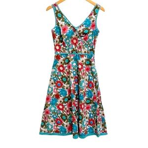 Boden Floral Dress Size 4 US (8UK)